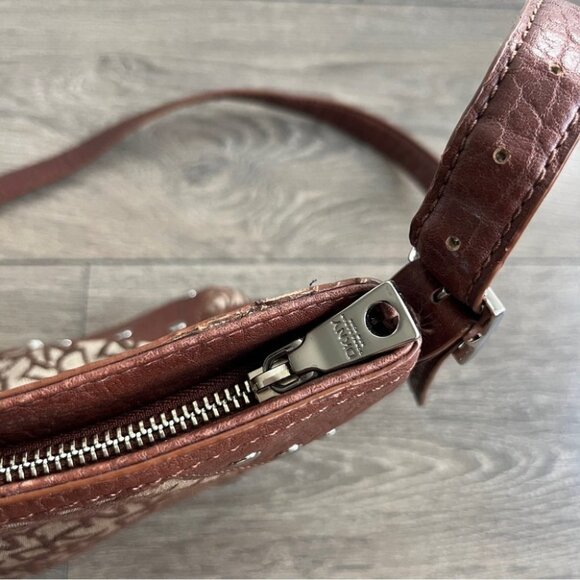 DKNY Print Stud Crossbody Bag - Picture 6 of 10